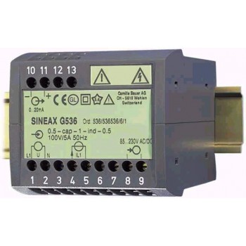 SINEAX G536/PQ502/P600功率因数或相位角变送器