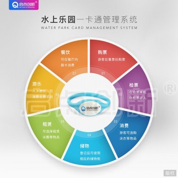 保定水上乐园电子手牌消费系统，园区游乐项目 卡通收费系统