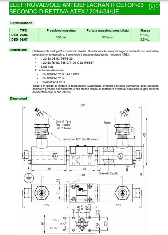 意大利ISO液压阀DED-03/06系列